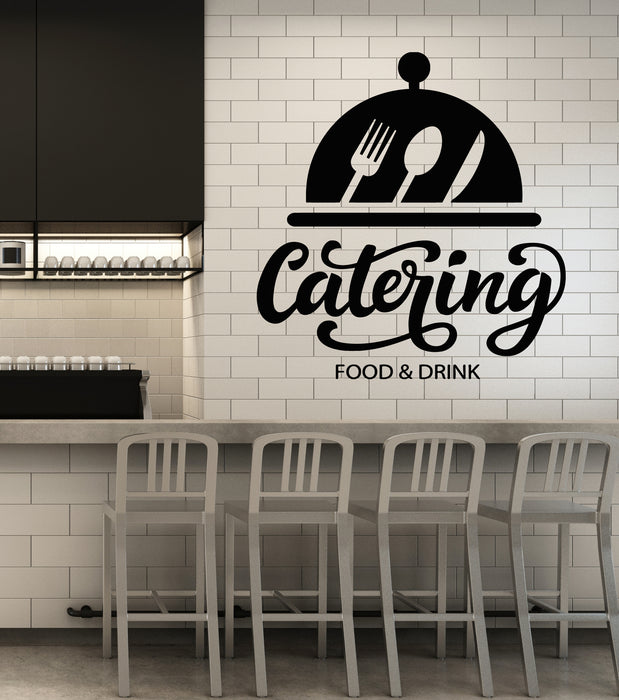 Vinyl Wall Decal Catering Food And Drink Kitchen Decor Restaurant Stickers Mural (g6085)