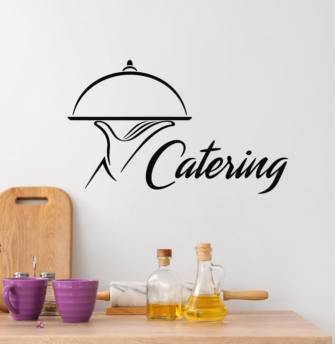Vinyl Wall Decal Cooking Decor Catering Service Restaurant Stickers Mural (g6158)