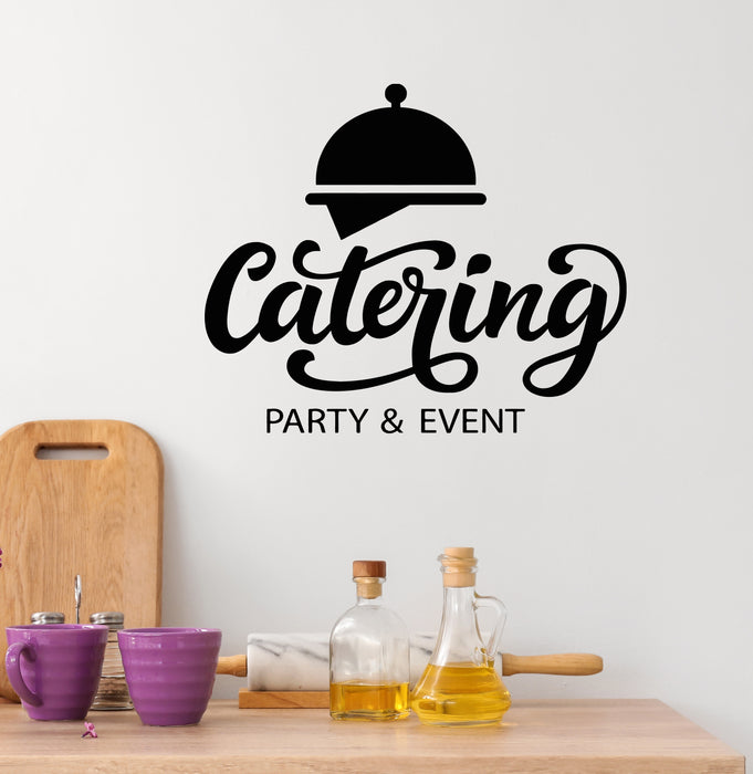 Vinyl Wall Decal Party Event Catering Food Kitchen Restaurant Stickers Mural (g6167)