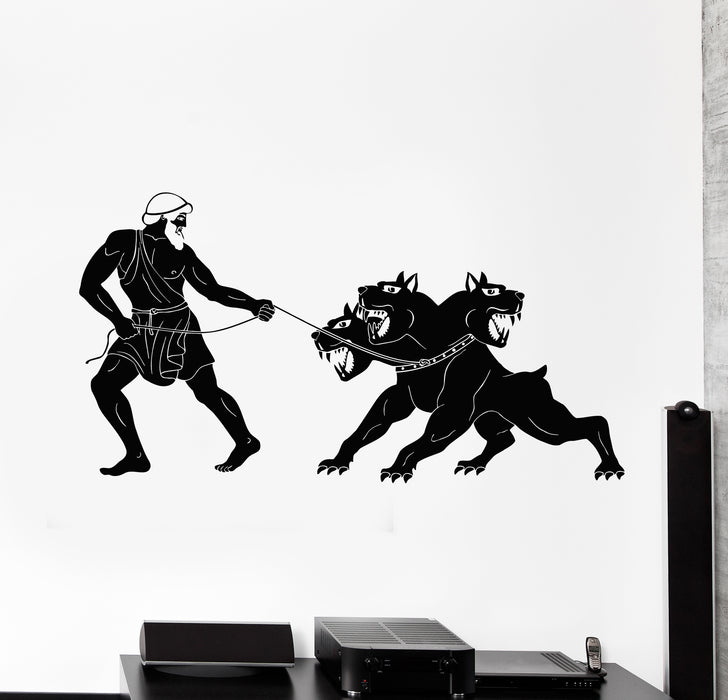 Vinyl Wall Decal Cerberus Hell Dog Mythology Hercules Stickers Mural (g5680)