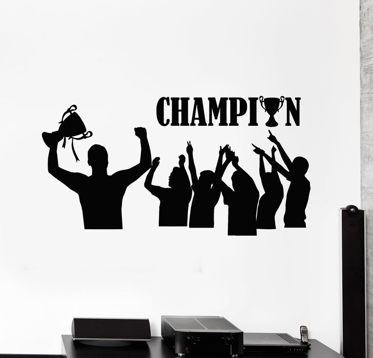 Autocollant mural en vinyle Champion Player Teen Room Sport Decor Stickers Mural (g5586)