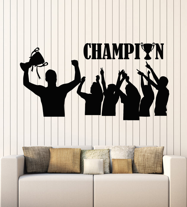 Autocollant mural en vinyle Champion Player Teen Room Sport Decor Stickers Mural (g5586)