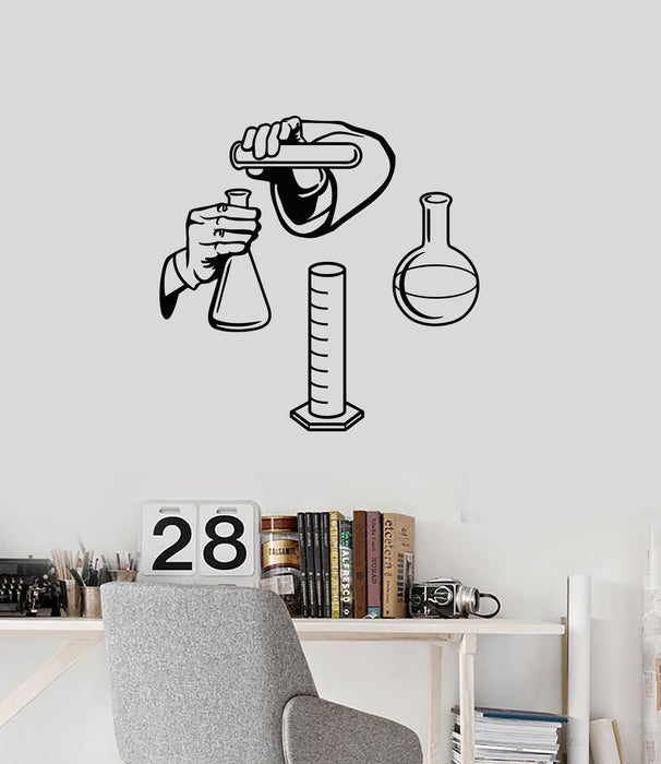 Vinyl Wall Decal Chemical Lab School Classroom Chemistry Interior Stickers Mural (ig5717)