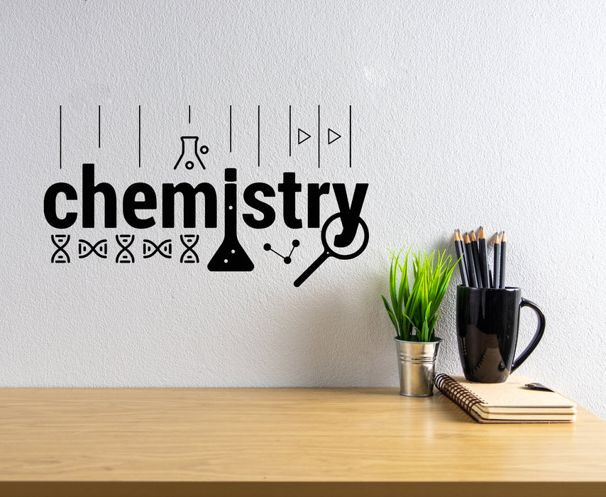 Vinyl Wall Decal Lab School Science Chemistry Physics Decor Stickers Mural (g6769)