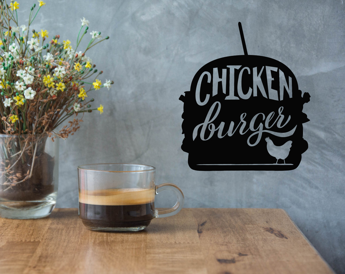 Vinyl Wall Decal Fast Food Cafe Chicken Burger Food Truck Stickers Mur ...
