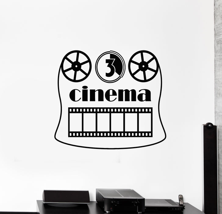 Vinyl Wall Decal Cinema Room Strip Fan Film Movie Theatre Art Stickers Mural (g931)