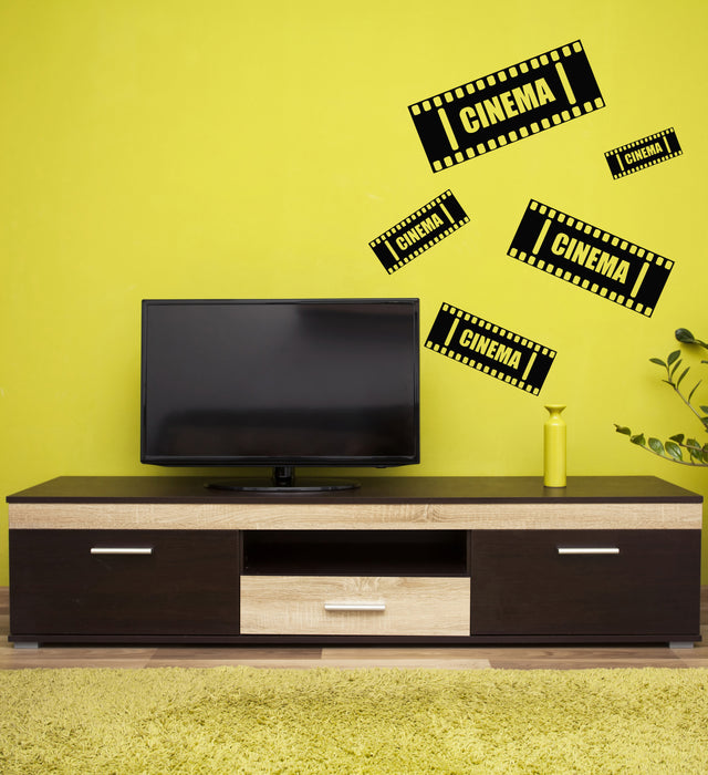 Vinyl Wall Decal Cinema Films Movie Filming TV Living Room Stickers Mural (g4801)