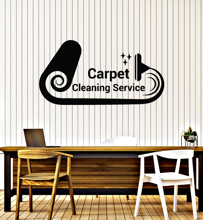 Vinyl Wall Decal Carpet Cleaning Service Company Clean Decor Stickers Mural (g7121)