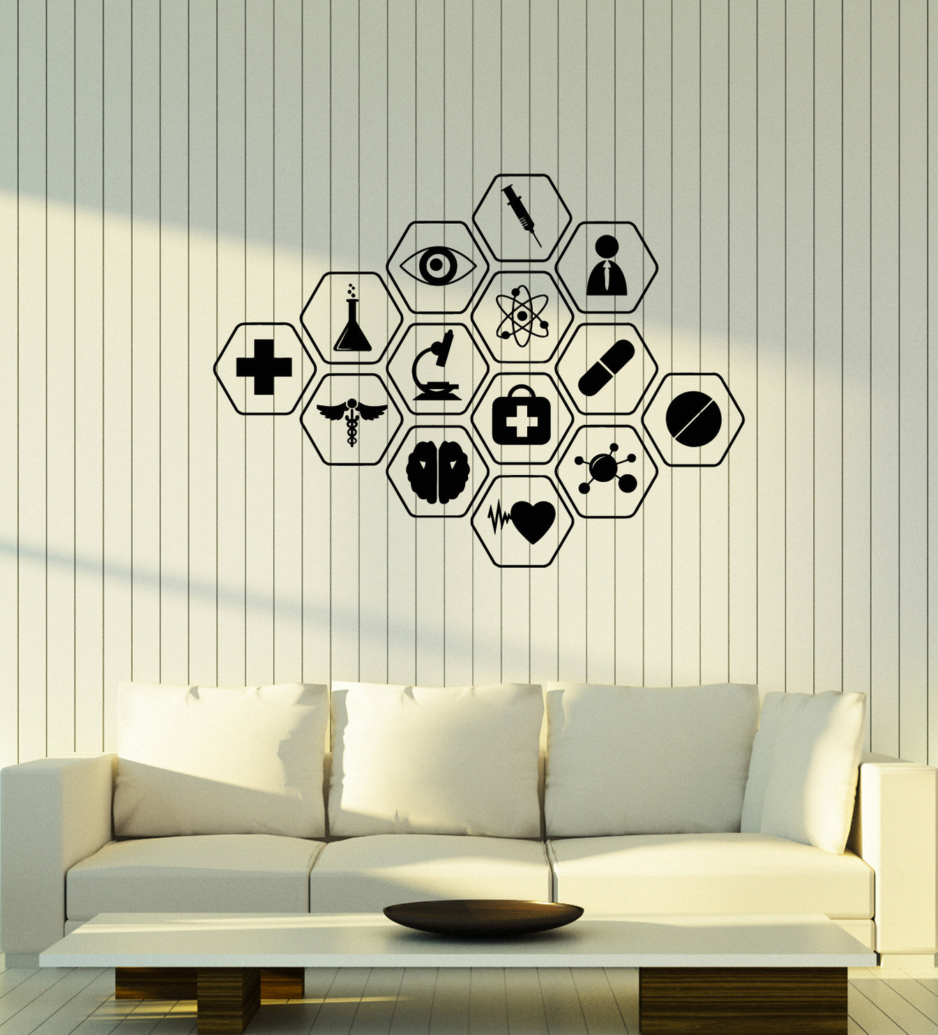 Primary Health Unit Building Sticker Vinyl Wall Decal Logo Health Care Clinic Hospital Pharmacy Stickers Mu ...