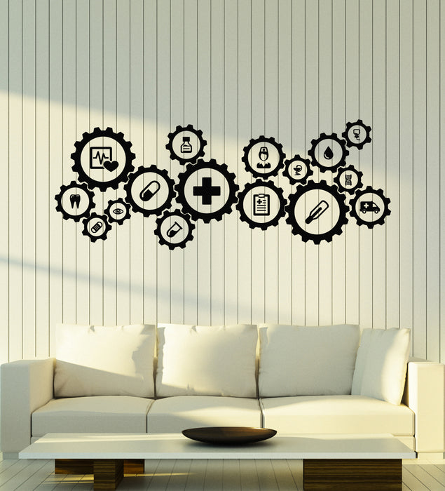 Vinyl Wall Decal Healthy Care Clinic Medicine Interior Hospital Stickers Mural (g5325)
