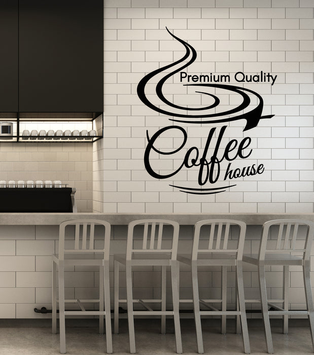 Vinyl Wall Decal Coffee House Premium Quality Stickers Cups Cafe Stickers Mural (g6446)