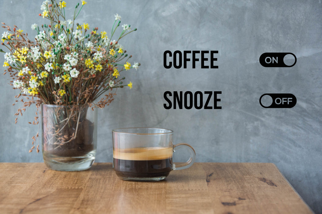 Vinyl Wall Decal Coffee Time Drinking Cafe House Shop Stickers Mural (g8105)