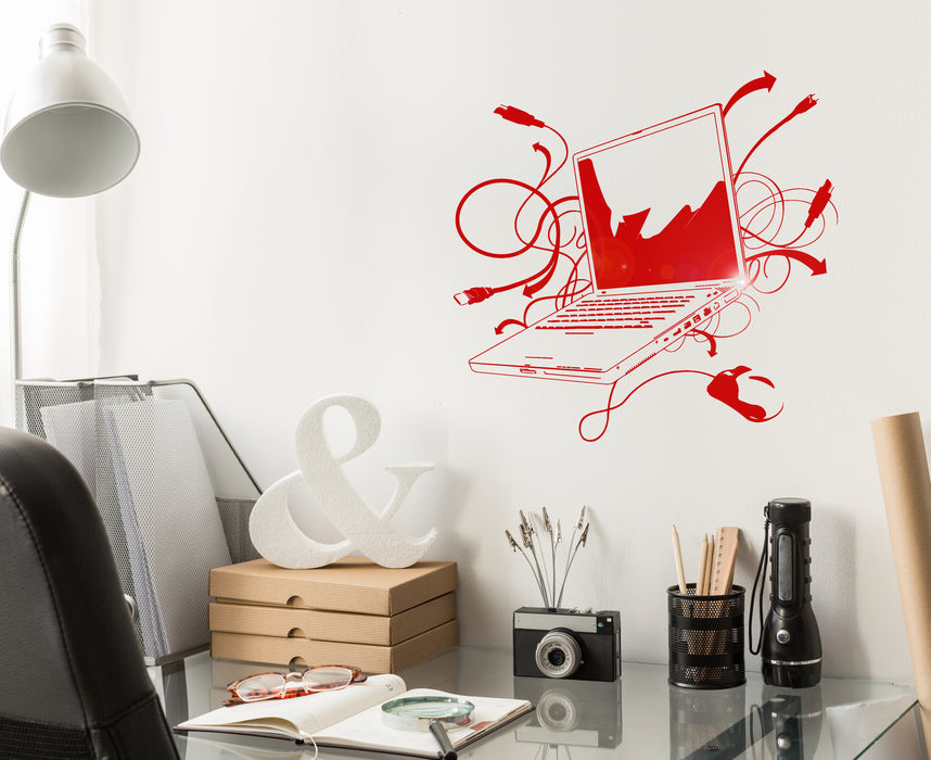 Vinyl Decal Laptop IT Computer Gaming Decor Wall Sticker Mural Unique ...