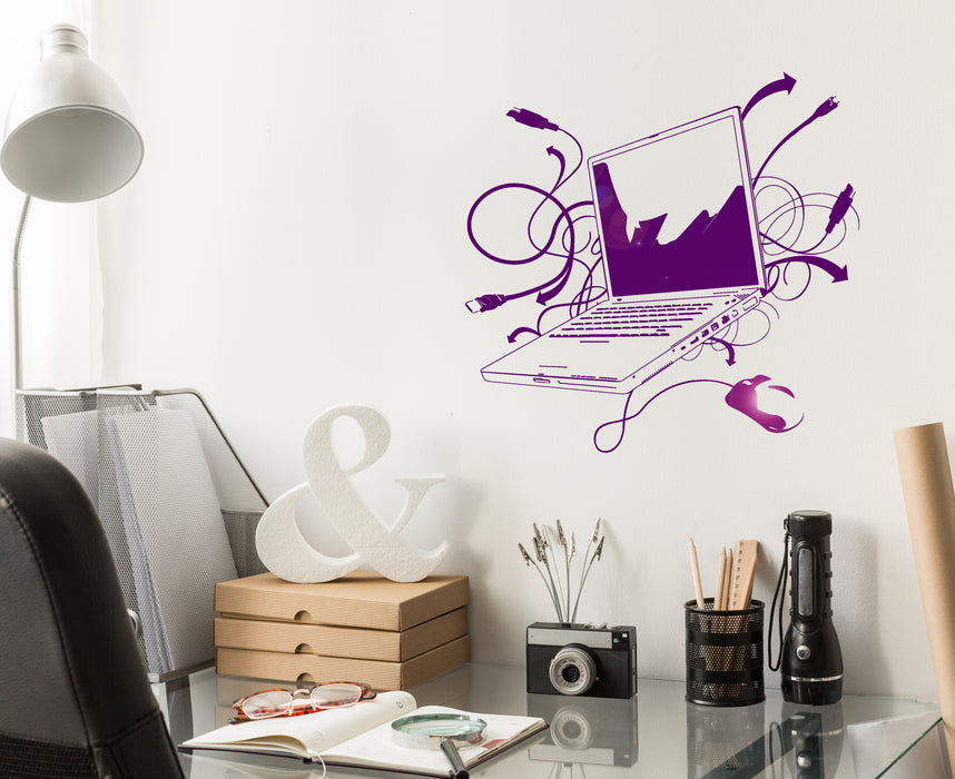 Vinyl Decal Laptop IT Computer Gaming Decor Wall Sticker Mural Unique ...