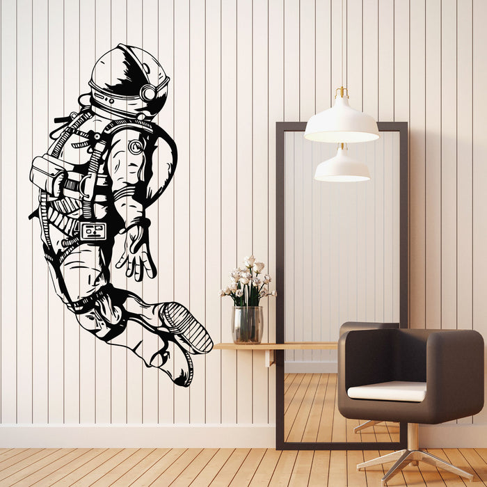 Vinyl Wall Decal Astronaut Sketch Spaceman Space Boys Room Stickers Mural (g8220)