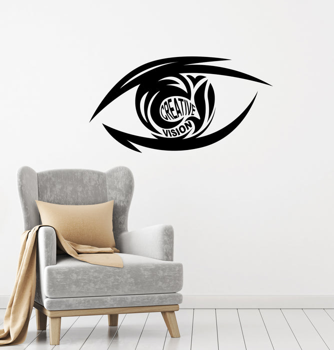 Vinyl Wall Decal Creative Vision Eye Business Office Space Inspirational Words Stickers Mural (ig6374)