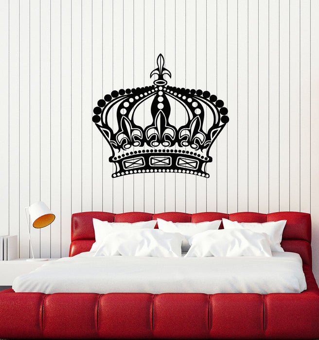 Vinyl Wall Decal King Queen Crown Royal Emperor Stickers Mural (g1388)