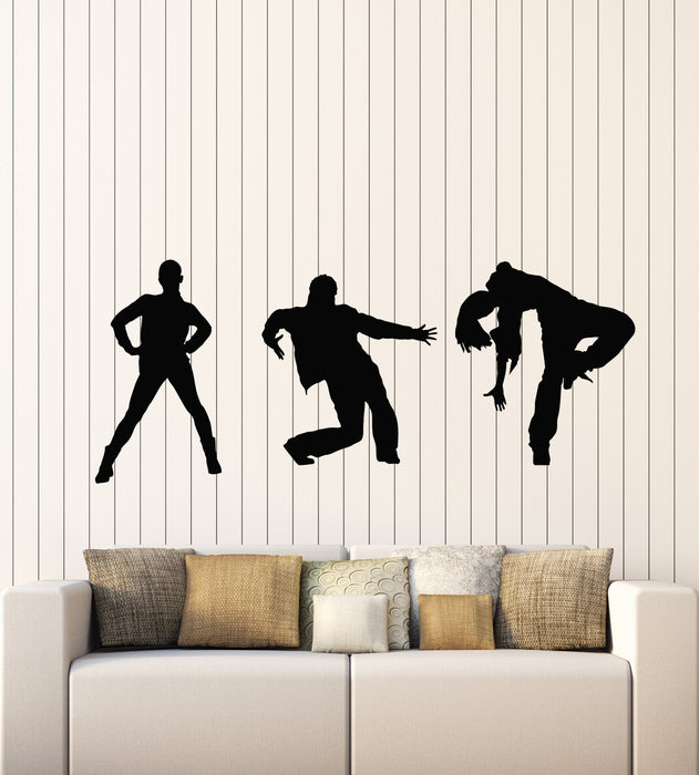 Vinyl Wall Decal Teen Room Dance Freestyle Dancing Nightclub Stickers Mural (g1621)