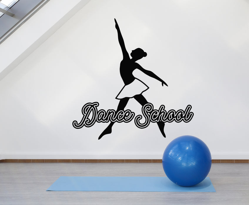 Vinyl Wall Decal Dancing Girl Dance School Music Passion Stickers Mural (g3052)