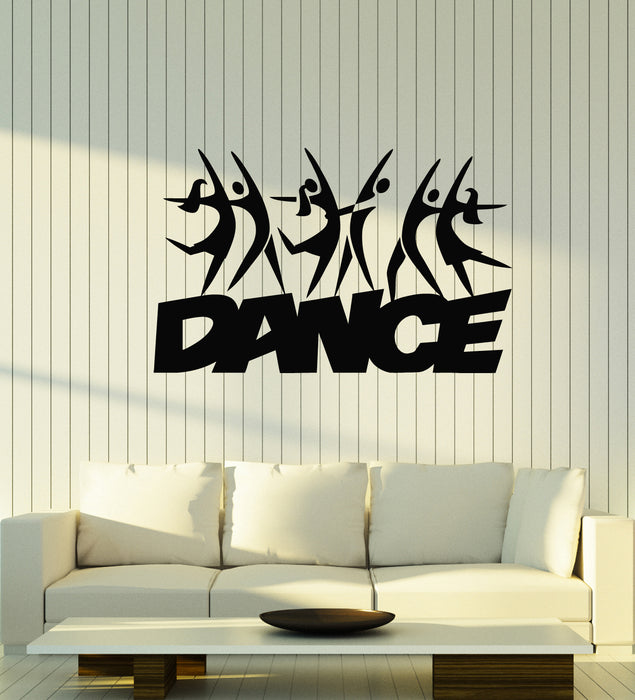 Vinyl Wall Decal Dancing Studio Tango Waltz Dance School  Stickers Mural (g4092)