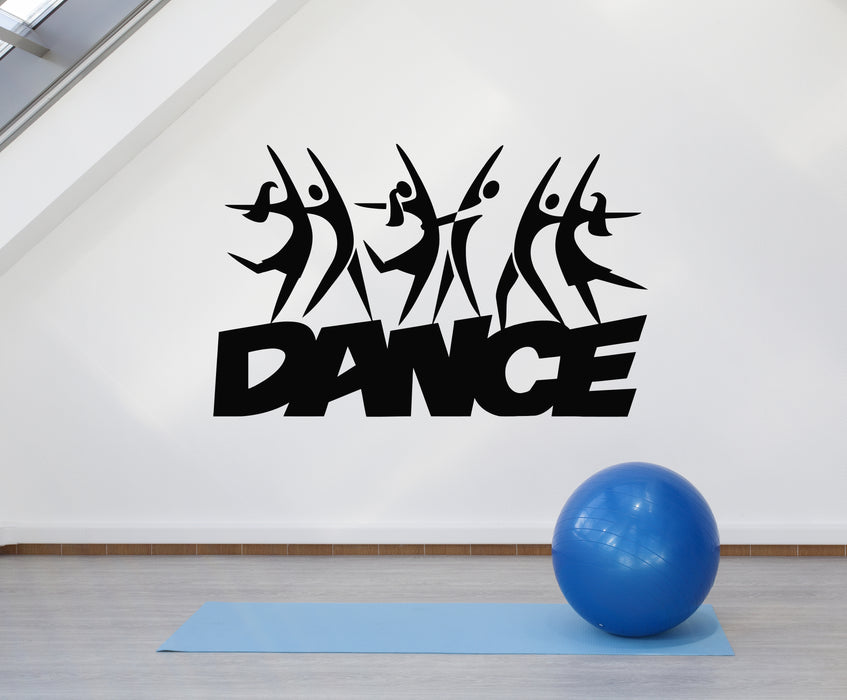 Vinyl Wall Decal Dancing Studio Tango Waltz Dance School  Stickers Mural (g4092)