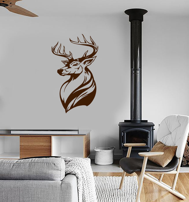 Vinyl Wall Decal Deer Animal Tribal Art Hunting Shop Interior Home Decor Stickers Mural (ig5900)