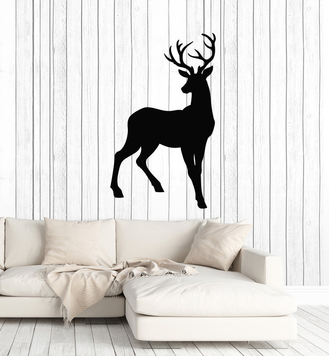 Vinyl Wall Decal Animal Forest Beauty Deer Hunting Hobby Stickers Mural (g4590)