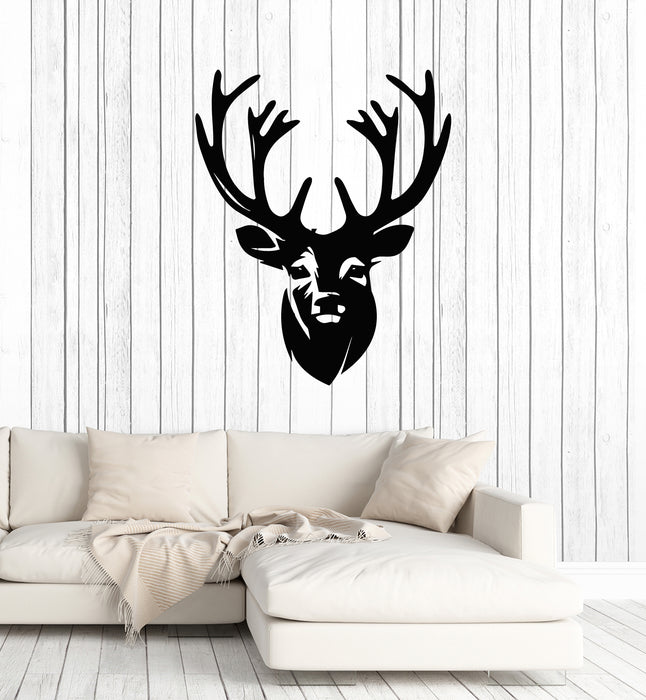 Vinyl Wall Decal Living Room Deer Head Wild Animal Decoration Stickers Mural (g4647)