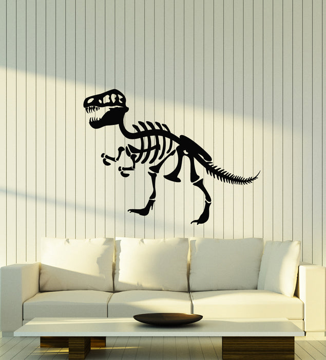 Vinyl Wall Decal Dinosaur Skull Bones Jurassic Park Kids Nursery Room Stickers Mural (g1154)