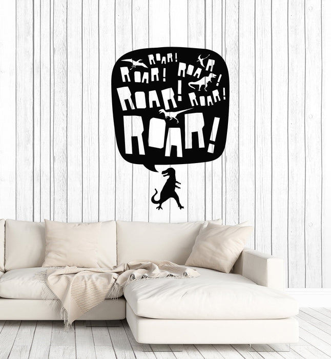 Vinyl Wall Decal Dinosaur Child Kids Room Decoration Idea Art Stickers Mural (ig5673)