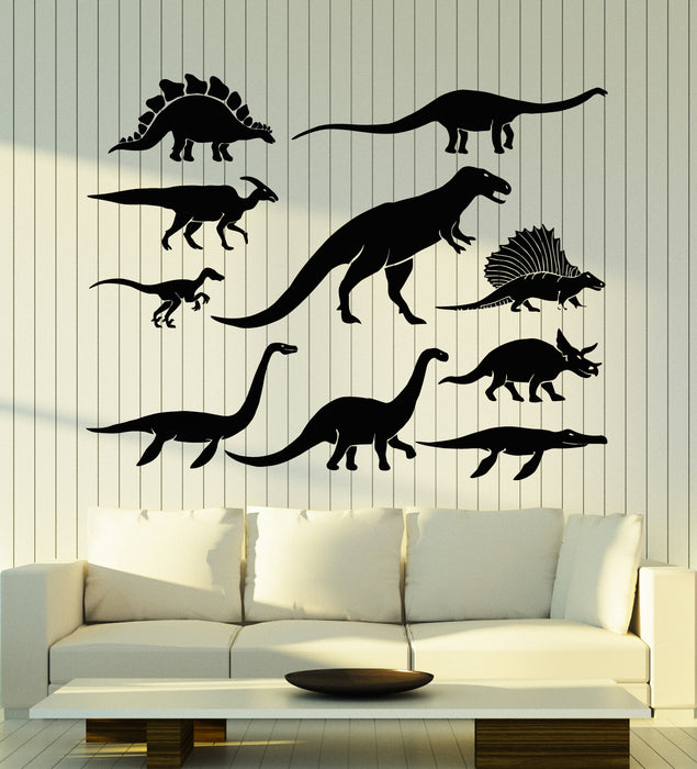 Vinyl Wall Decal Dinosaurs Jurassic Park Cub Dino Kids Room Stickers Mural (g5514)
