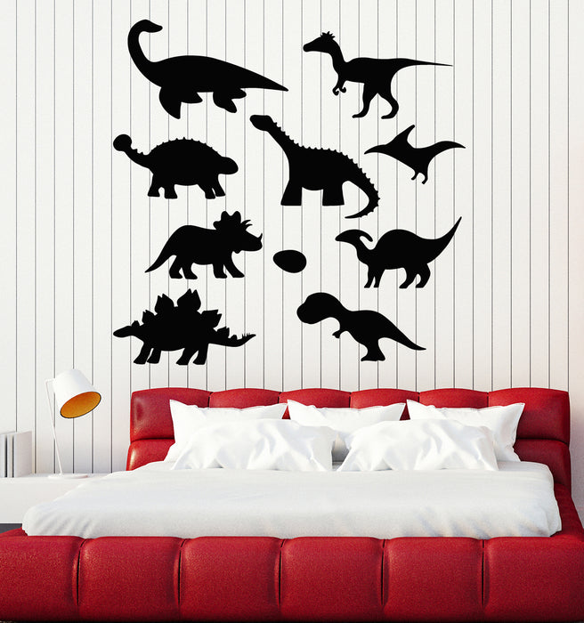 Vinyl Wall Decal Dinosaurs Cub Children's Room Dino Zoo Stickers Mural (g5727)