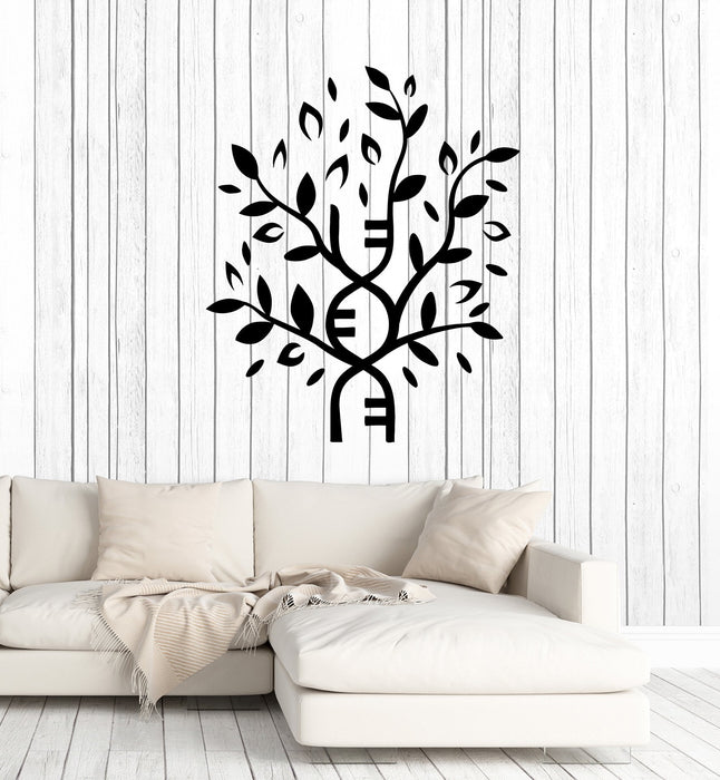 Vinyl Wall Decal DNA Tree Medical Office Health Clinic Decor Art Stickers Mural (ig5563)