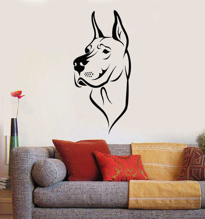 Vinyl Wall Decal Dog Pet Home Animals Nursery Stickers Mural (g375)