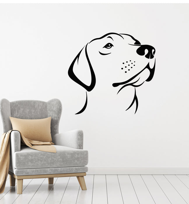 Vinyl Wall Decal Dog Pet Home Animal Decoration Idea Stickers Mural (g394)