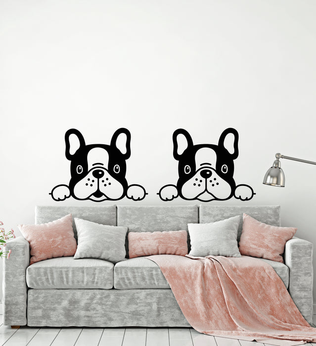 Vinyl Wall Decal Puppy Dog Home Pets Animal Nursery Stickers Mural (g626)