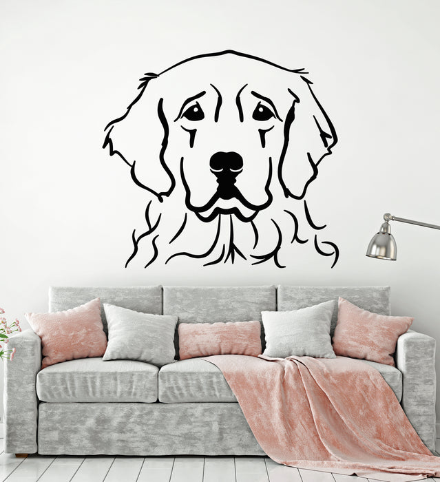 Vinyl Wall Decal Cute Dog Animal Pets Nursery Decor Veterinary Stickers Mural (g2252)