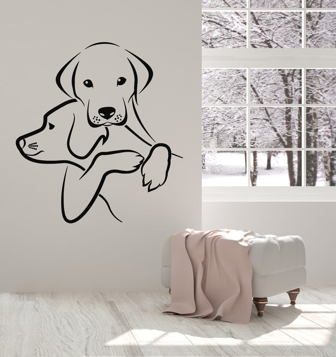 Vinyl Wall Decal Home Animals Pet Shop Grooming Puppy Dogs Stickers Mural (g2222)