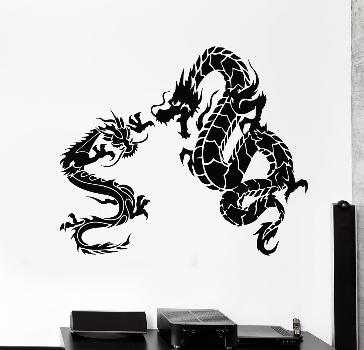 Vinyl Wall Decal Asian Dragon Myth Mithological Fantasy Beast Stickers