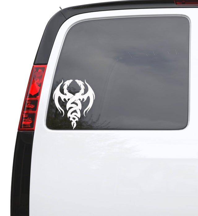 Auto Car Sticker Decal Dragons Wings Fantasy Magical Art Truck Laptop Window 5" by 6" Unique Gift ig5070c