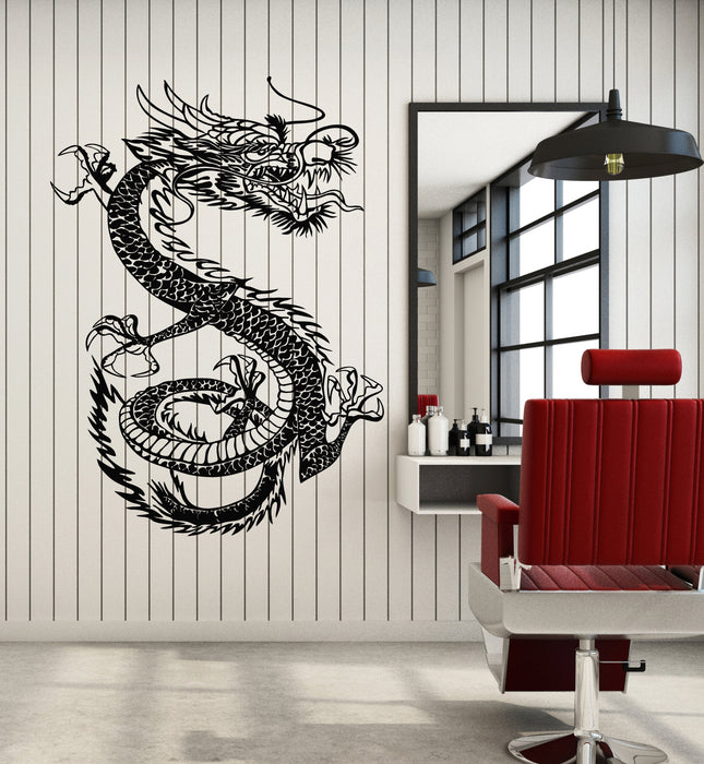 Vinyl Wall Decal Traditional Chinese Dragon Fantasy Myth Stickers Mural (g7421)