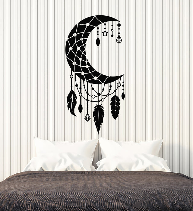Vinyl Wall Decal Dreamcatcher Amulet Native American Talisman Feathers Stickers Mural (g7177)