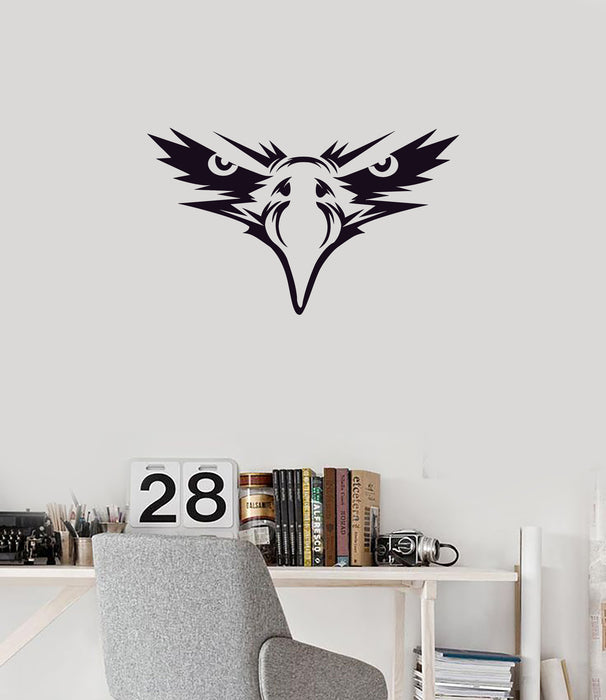 Vinyl Wall Decal Eagle Face Bird Tribal Art Decoration Room Stickers Mural (ig6019)