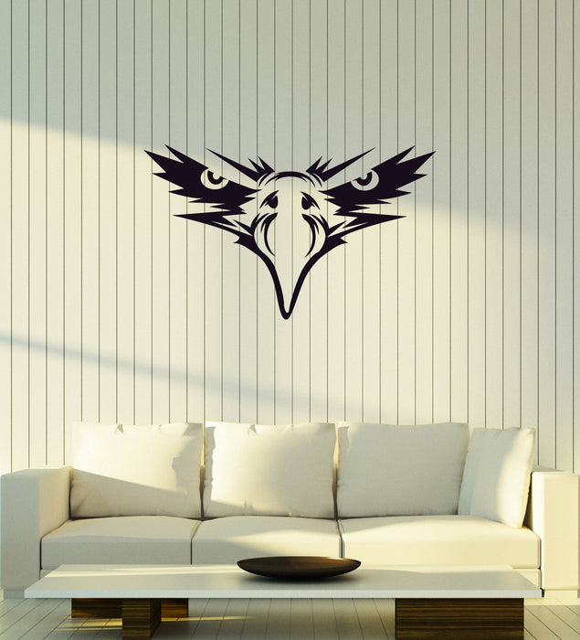 Vinyl Wall Decal Eagle Face Bird Tribal Art Decoration Room Stickers Mural (ig6019)