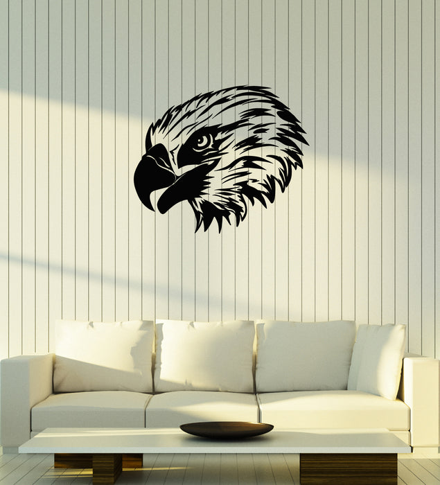 Vinyl Wall Decal Eagle Head Hawk Tribal Bird Home Room Decoration Stickers Mural (ig6050)