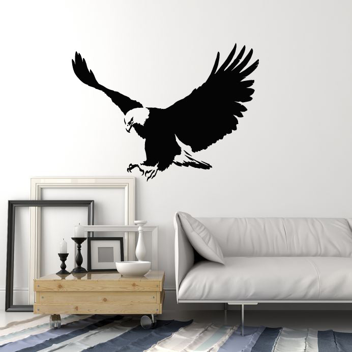 Vinyl Wall Decal Flying Eagle Tribal Bird Home Room Decor Stickers Mural (g1964)