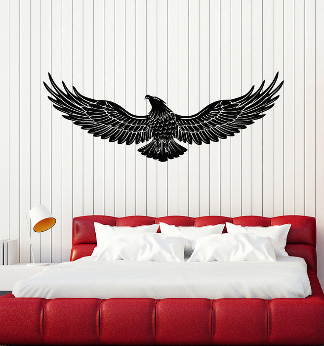 Vinyl Wall Decal Symbol of Freedom Eagle Flying Bird Stickers Mural (g6655)