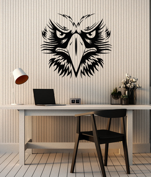 Vinyl Wall Decal Bald Eagle Big Bird Air Tribal Symbol Decor Stickers Mural (g7688)