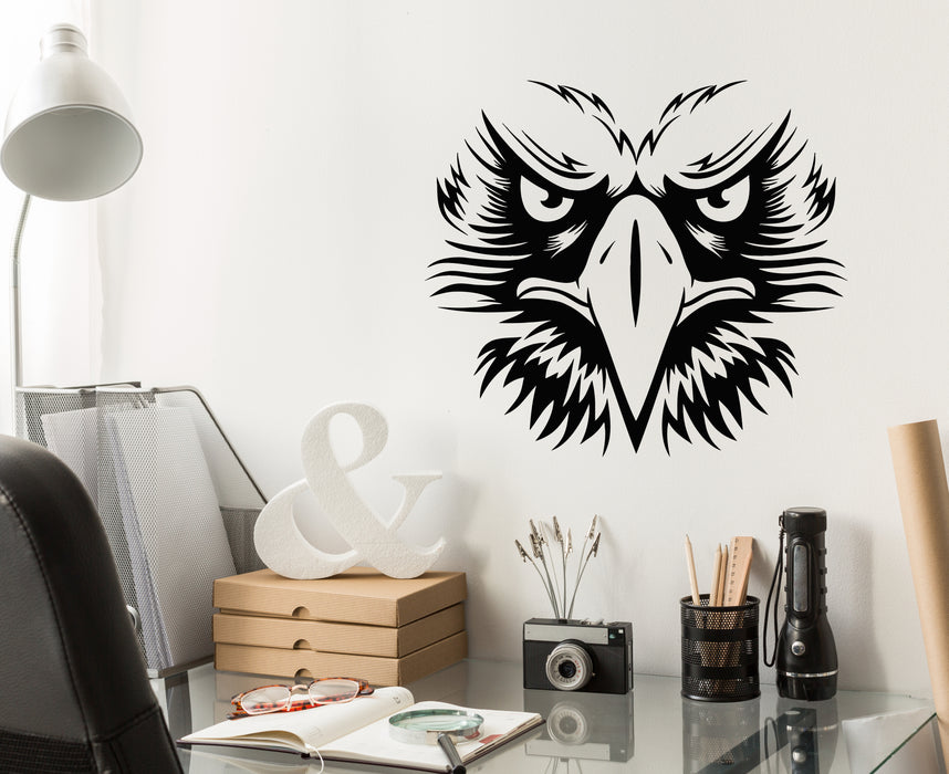 Vinyl Wall Decal Bald Eagle Big Bird Air Tribal Symbol Decor Stickers Mural (g7688)