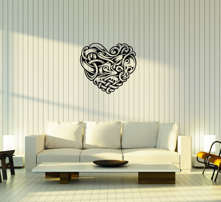 Wall Decal Heart Love Romance Pattern Symbol Decor Vinyl Sticker (ed1025)